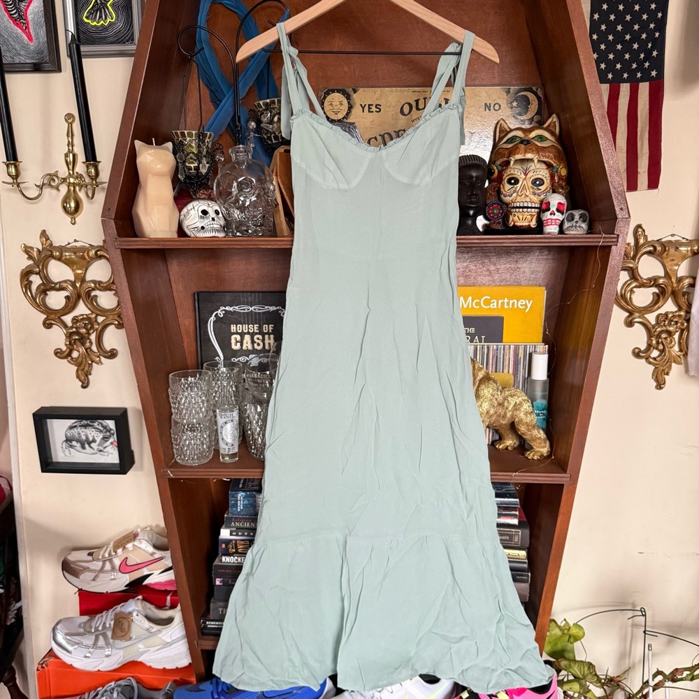 Reformation - Nikita Dress - Celadon - Women’s 4P 4 - Picture 5 of 10